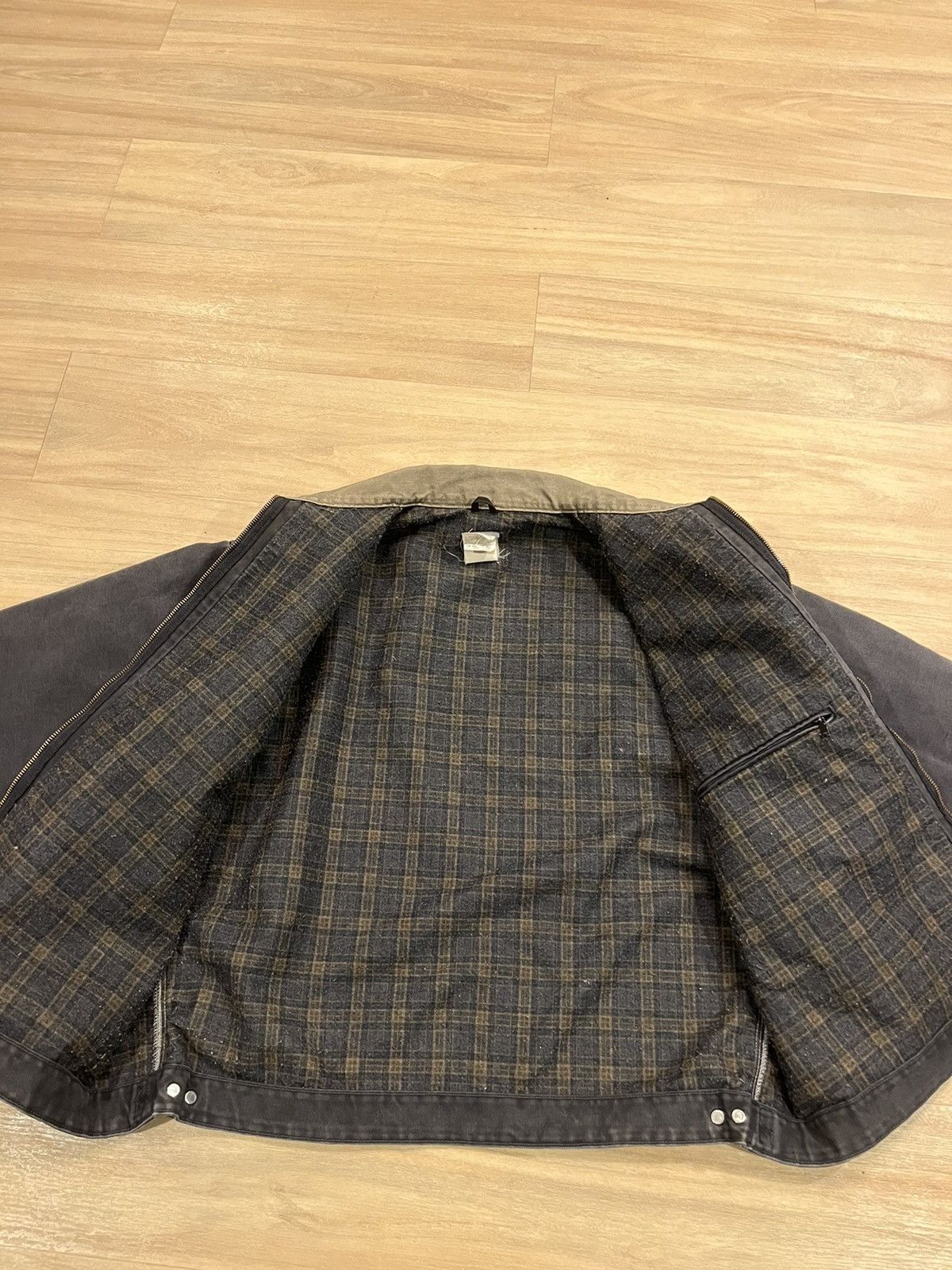 Carhartt Vintage J97 PTL Faded Grey Carhartt Detroit Jacket Size L Size US XXL / EU 58 / 5 - 12 Thumbnail