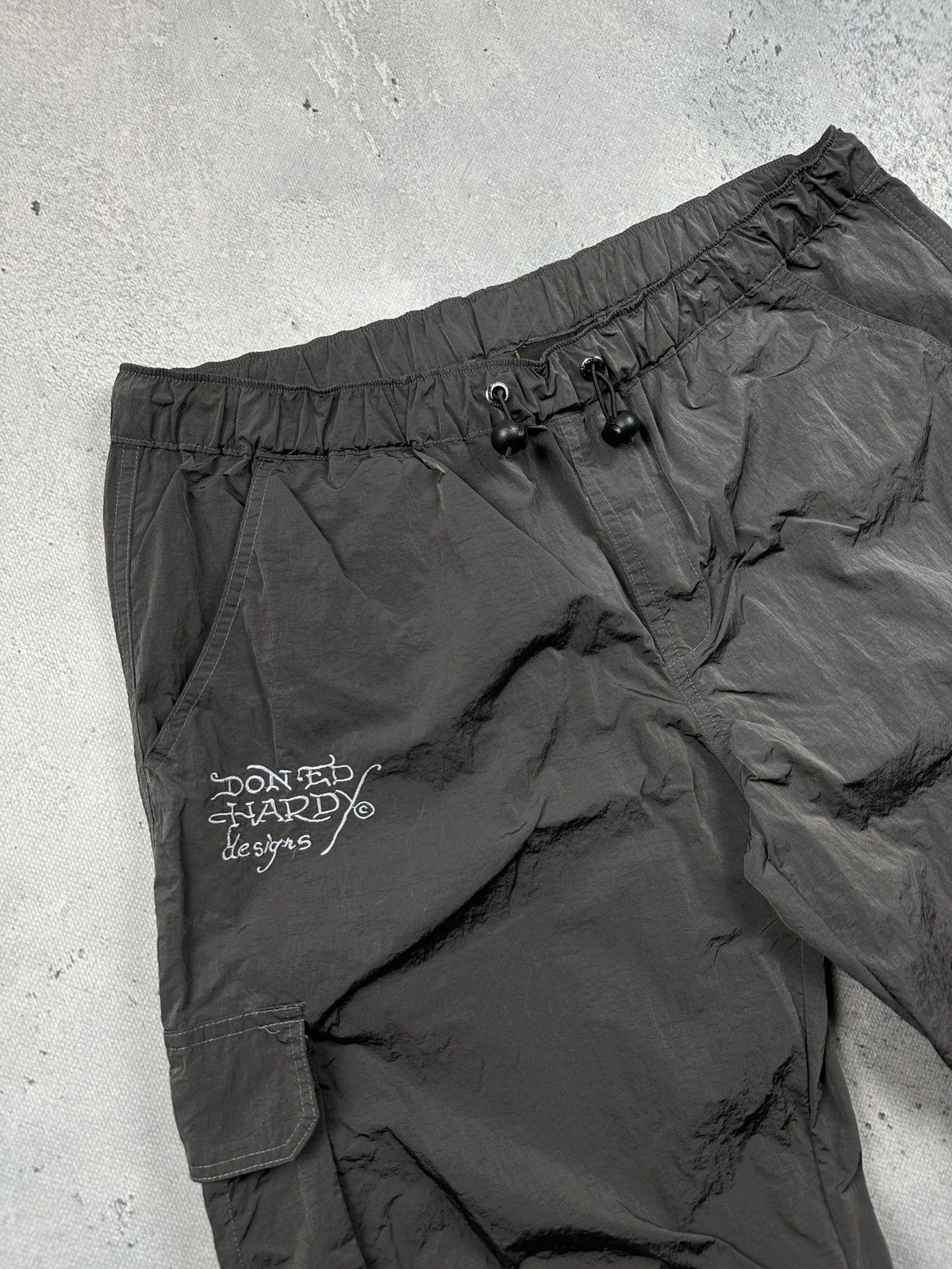 Ed Hardy Y2K Ed Hardy Urban Outfitters Nylon Dragon Cargo Pants 00s Size US 34 / EU 50 - 10 Thumbnail