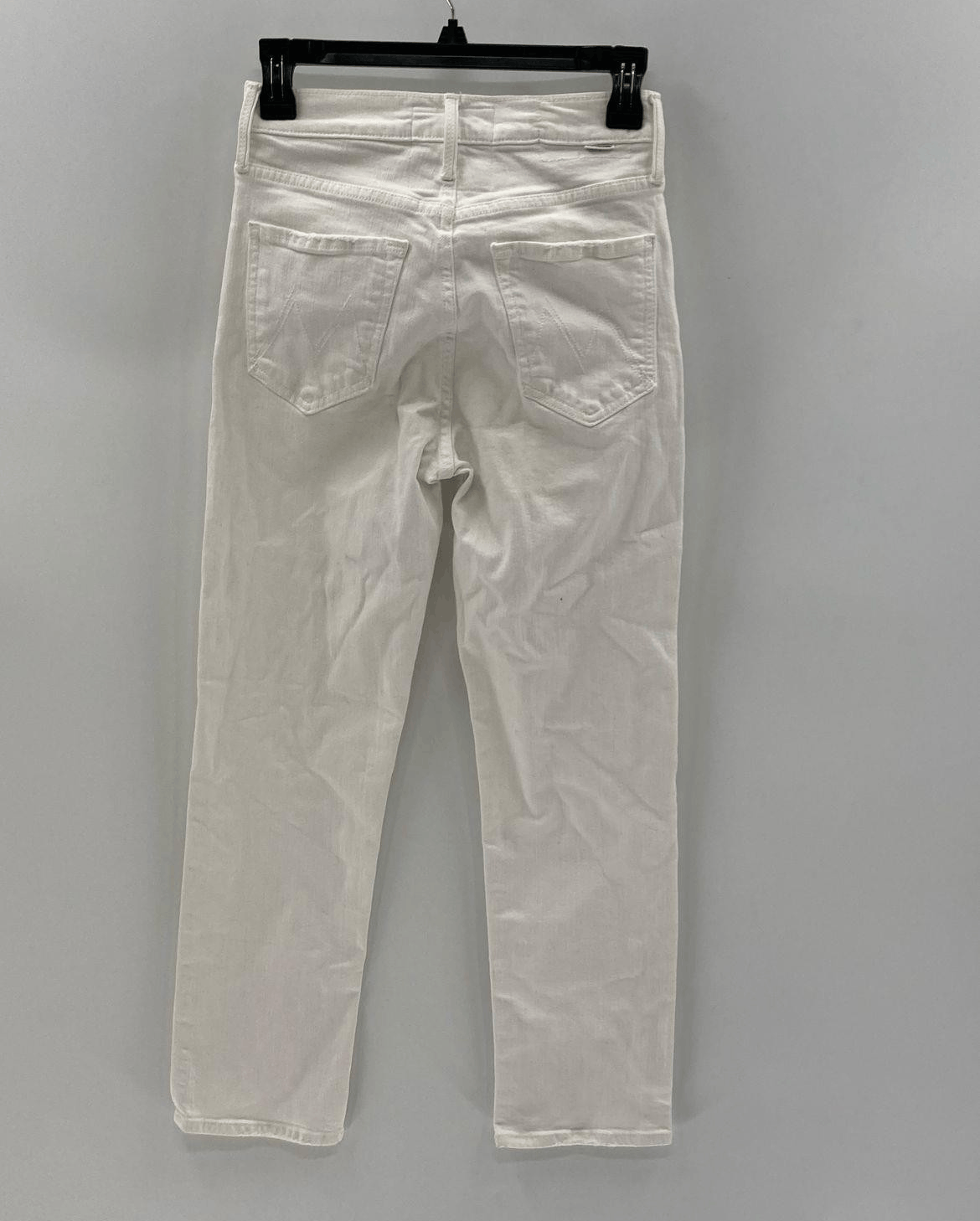 MOTHER Mother The Hustler Ankle Jeans Women's White Denim High Rise Size 26" / US 2 / IT 38 - 2 Thumbnail