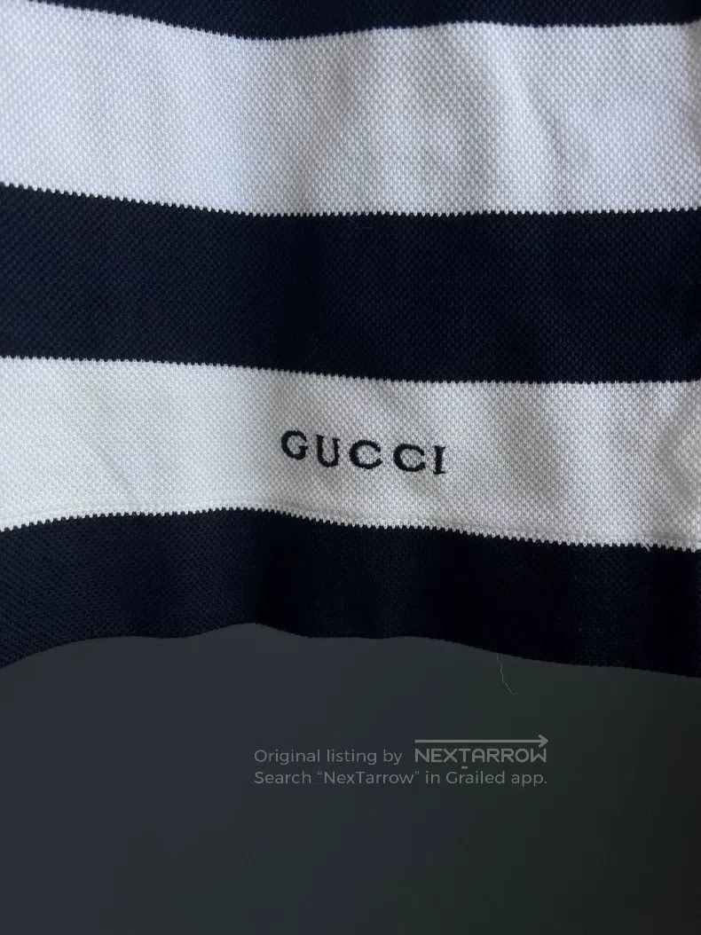 Gucci Gucci Striped polo shirt Size US XL / EU 56 / 4 - 4 Thumbnail