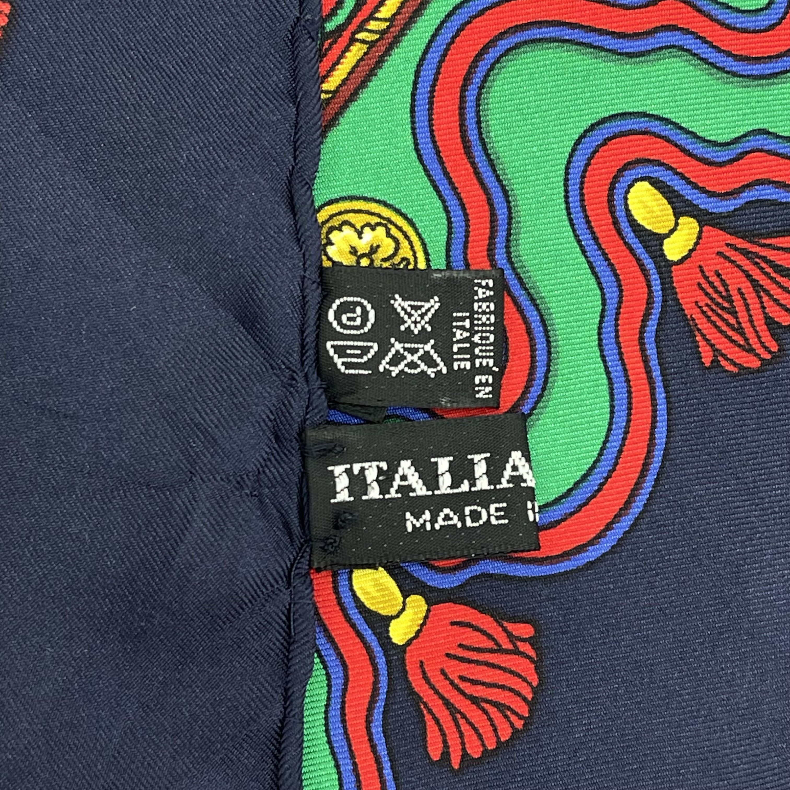 Longchamp Vintage Longchamp Silk Scarf With Equestrian-Themed- S7051 Size ONE SIZE - 6 Thumbnail