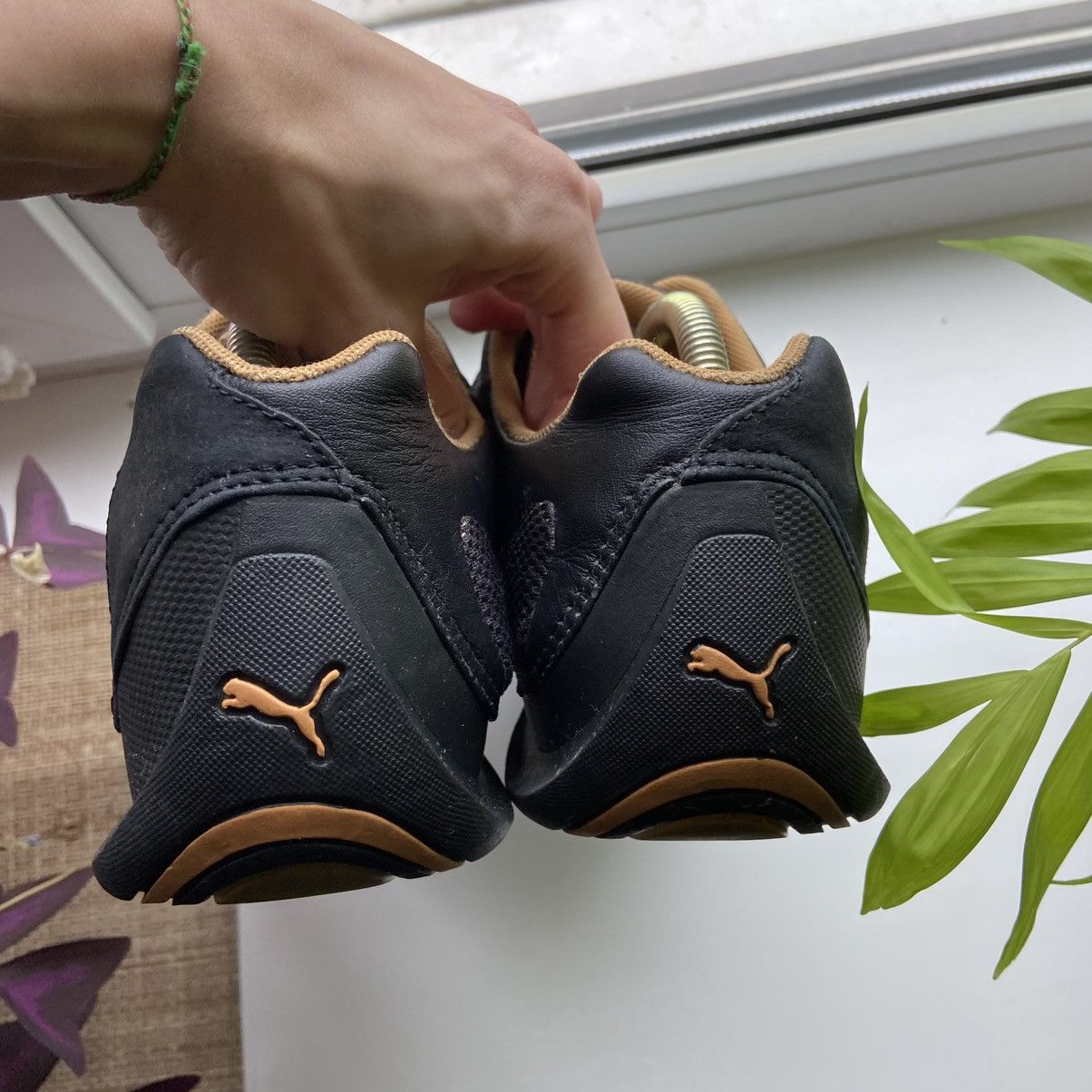 Puma 📌 Y2K Vintage Puma Speedcat Low Top Black Leather Sneakers Size US 11.5 / EU 44-45 - 7 Thumbnail