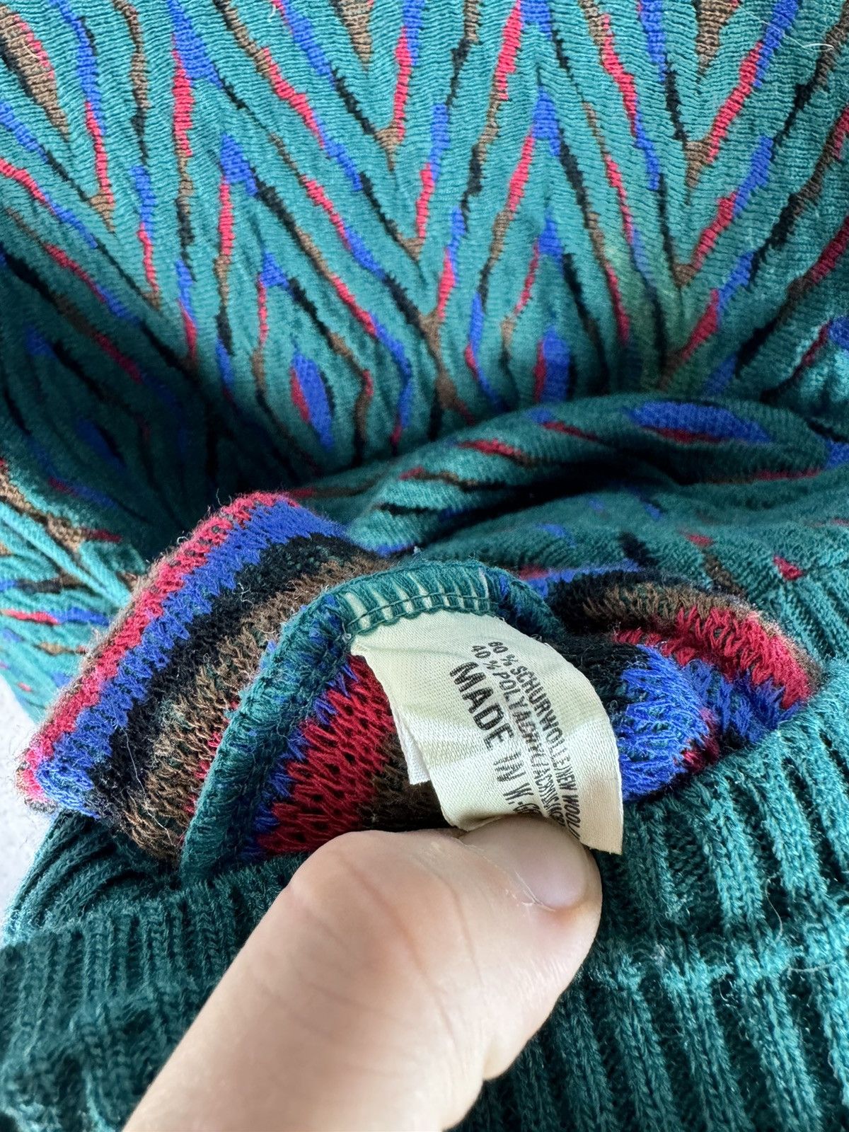 Carlo Colucci × Vintage Carlo Colucci Vintage Cardigan sweater retro 90s 00s Size US M / EU 48-50 / 2 - 5 Thumbnail