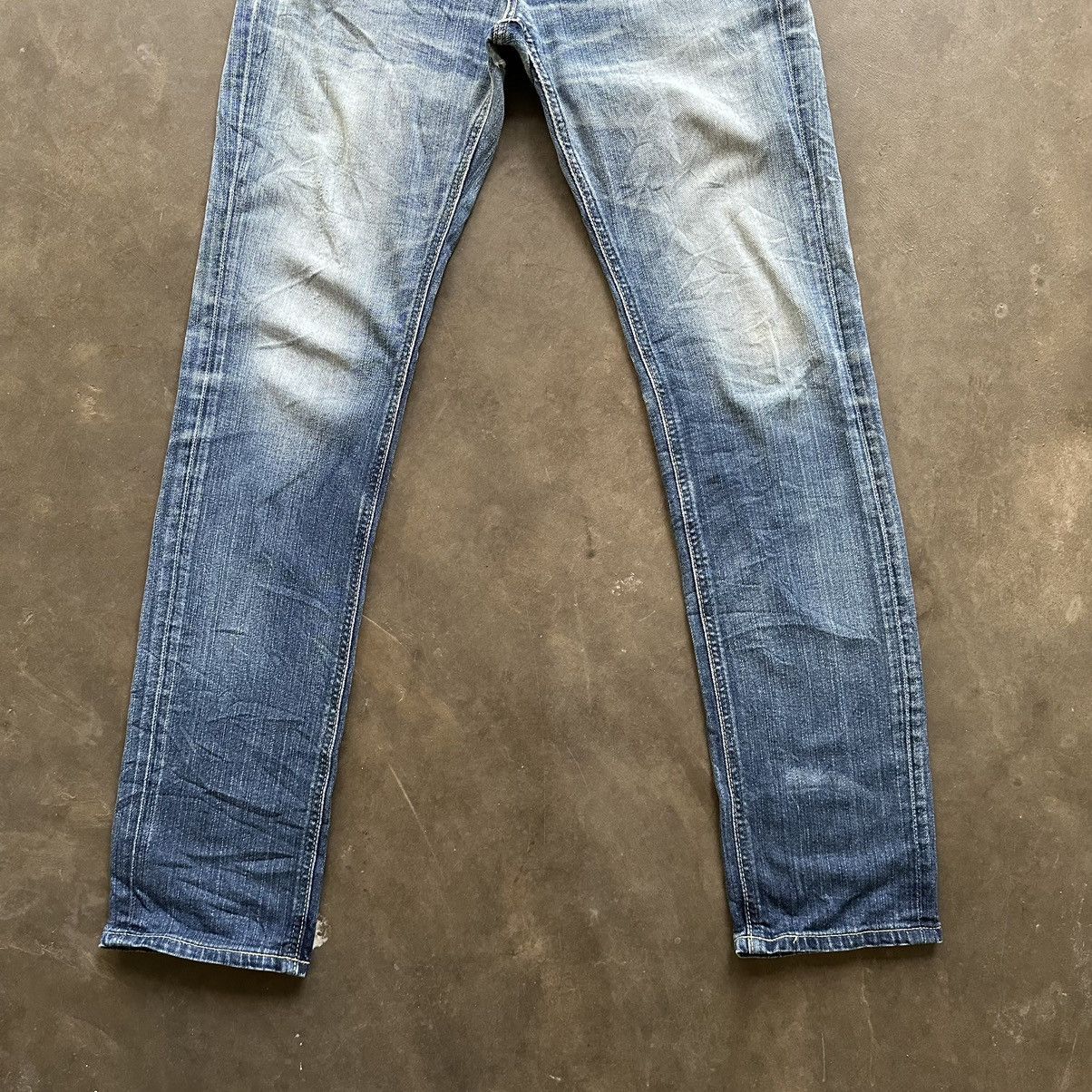 Japanese Brand W29 🔥 Vintage Lee Faded Distressed Denim Jean Pant Size US 29 - 2 Thumbnail