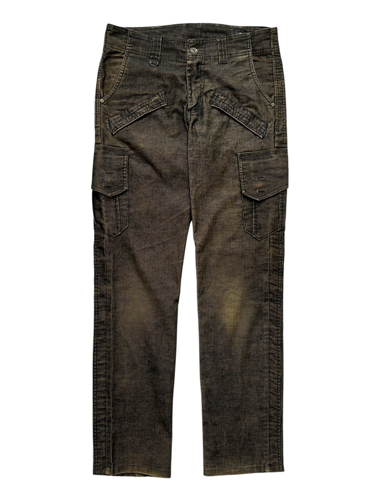semanticdesign Semantic Design 2 Tone Corduroy Cargo Pants Size US 31 - 2 Thumbnail