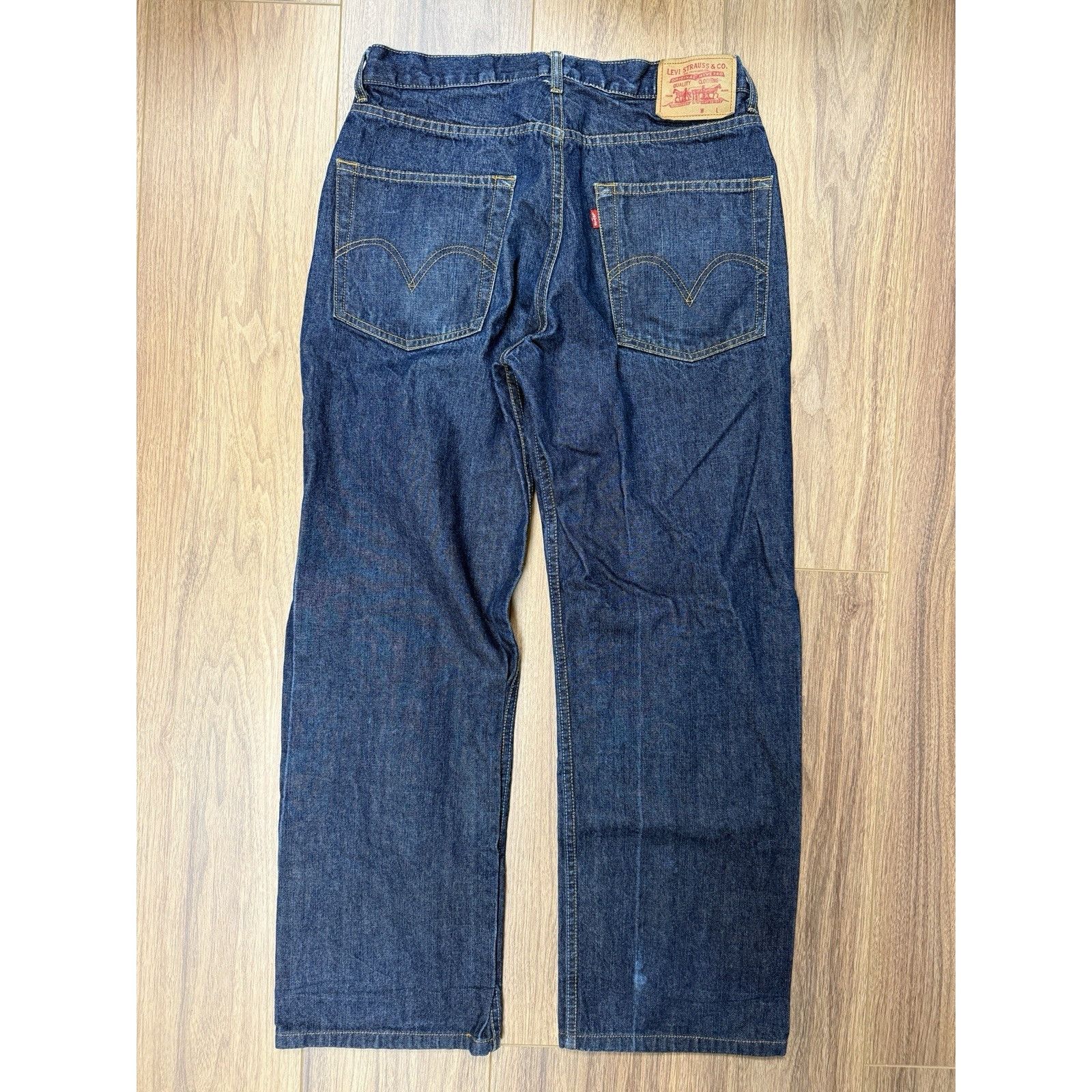 Levi's Vintage Levi's 569 Sample Jeans Mens 32x32 Straight Baggy Size US 32 / EU 48 - 2 Thumbnail