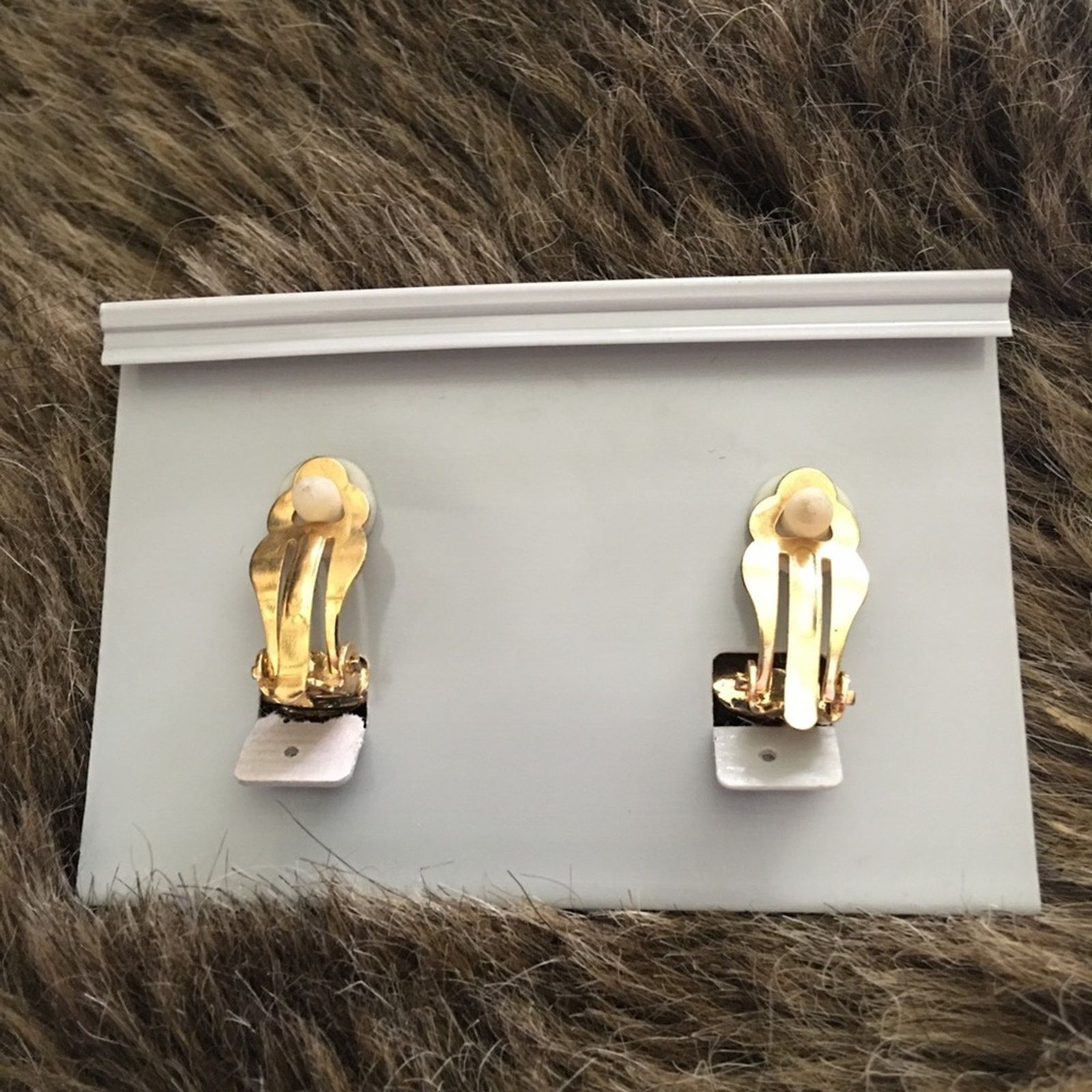 Vintage Vintage Bellissima Choice amber and onyx earrings Size ONE SIZE - 6 Thumbnail