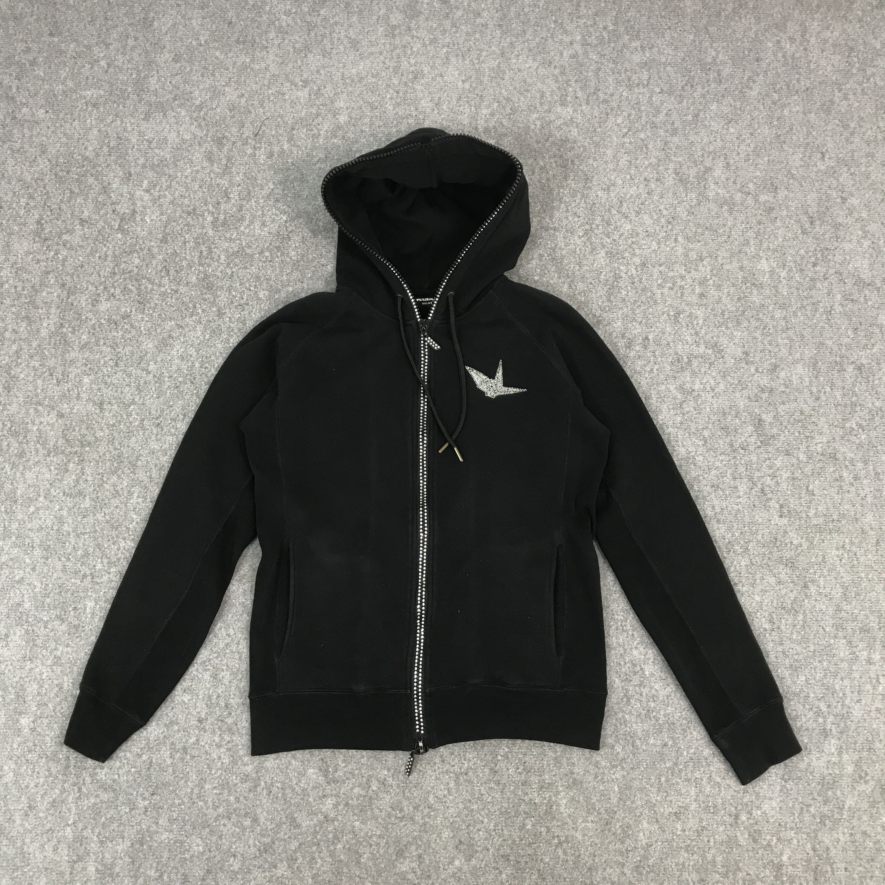 If Six Was Nine × Japanese Brand × Le Grande Bleu (L.G.B.) JAPANESE FASHION RELAX BLACK HOODIES JACKET Size US L / EU 52-54 / 3 - 1 Thumbnail