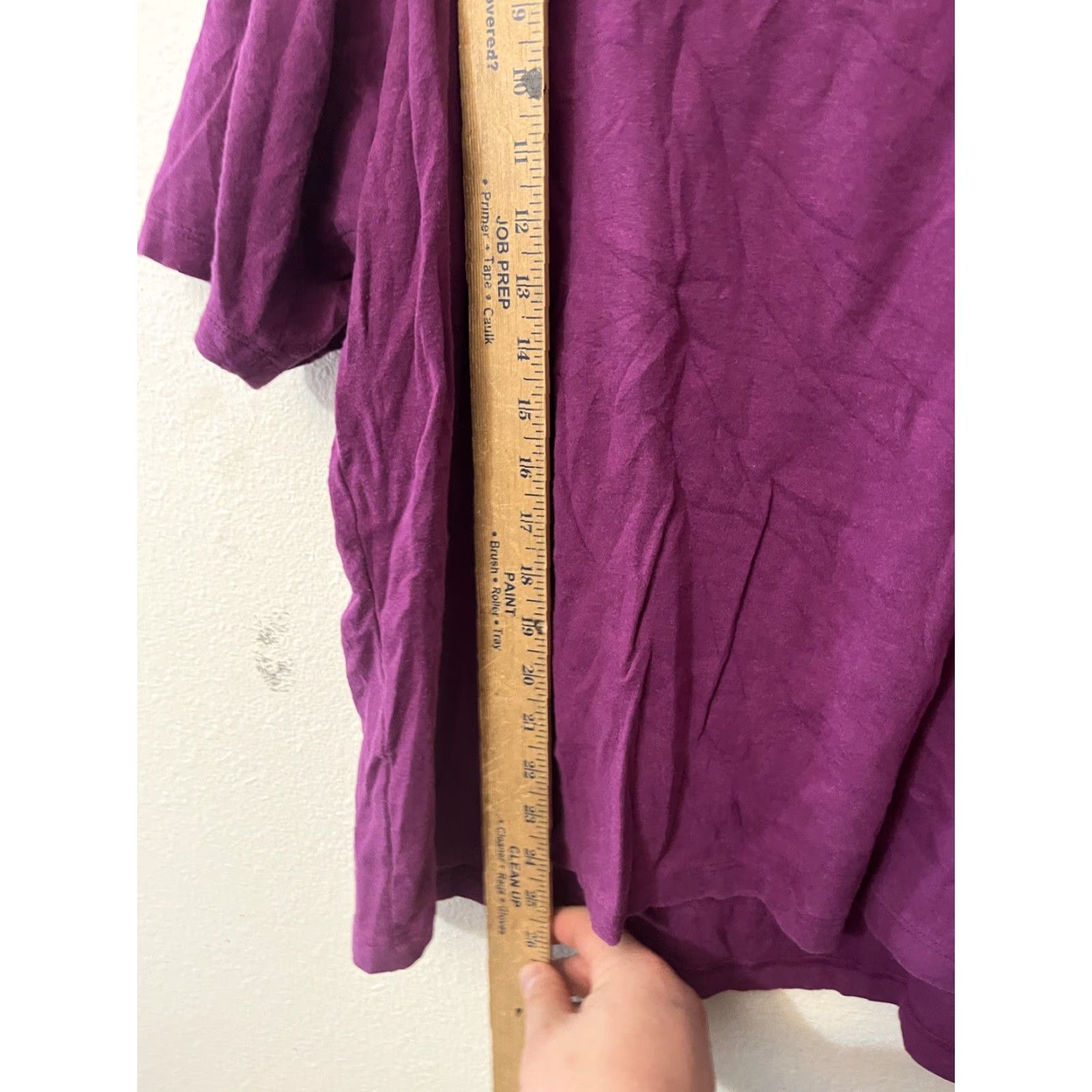 Vintage VINTAGE L.L. Bean Shirt Women's 3X Purple Square Neck Short Sleeve Adult Plus Size T-Shirt 100% Cotton Womens Size XXL / US 16-18 / IT 52-54 - 4 Thumbnail
