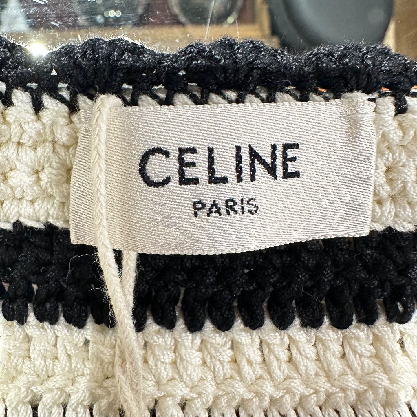 Celine Celine apr326 Stripe Knit Arc de Triomphe Skirt M Size 27" / US 4 / IT 40 - 3 Thumbnail