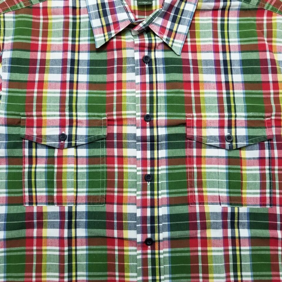 Eddie Bauer Eddie Bauer Shirt Mens Large Plaid Button Up Short Sleeve Size US L / EU 52-54 / 3 - 4 Thumbnail