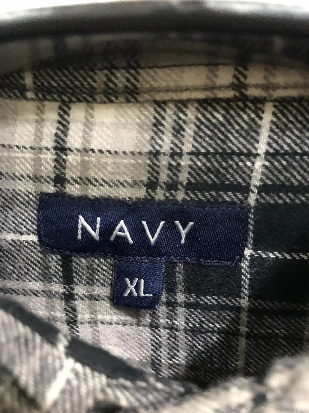Flannel × Vintage Vintage Navy Plaid Tartan Flannel Shirt 👕 Size US M / EU 48-50 / 2 - 3 Thumbnail