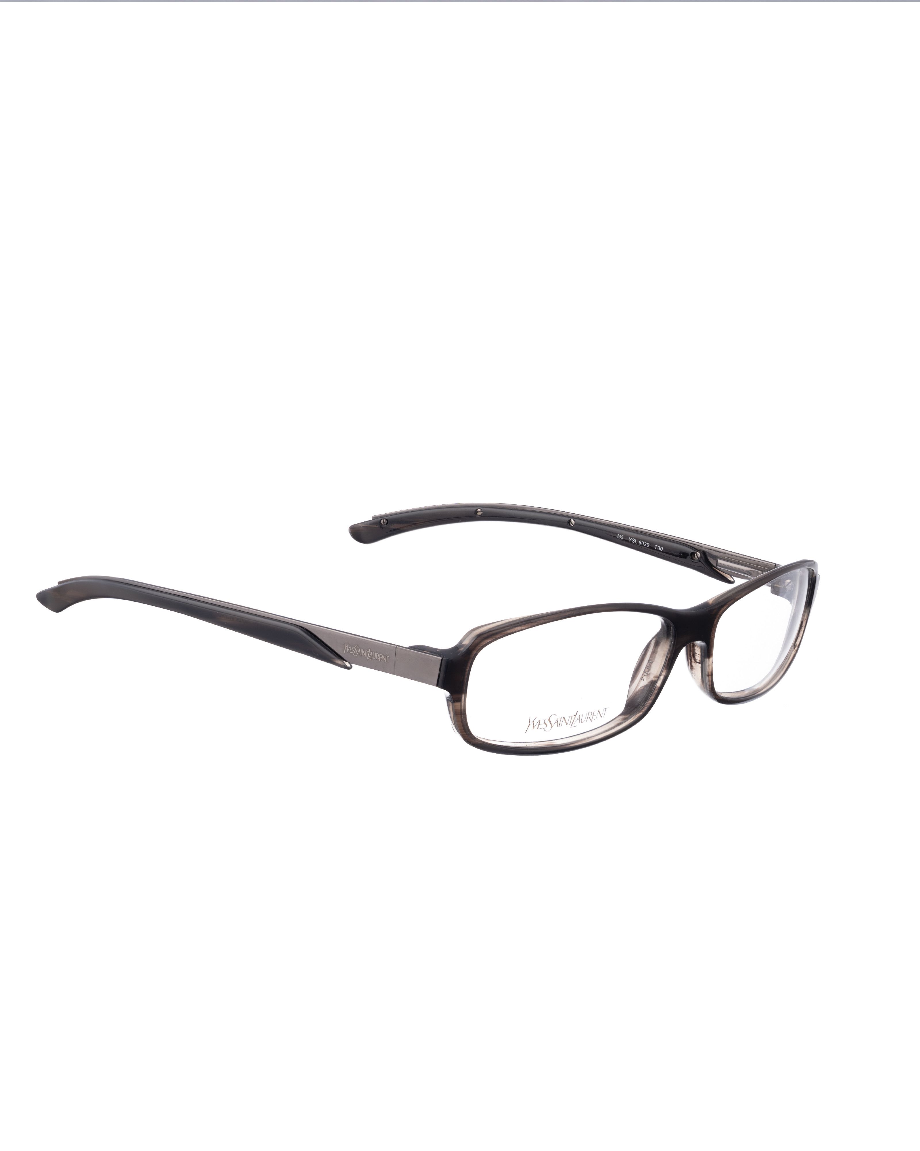 Yves Saint Laurent Yves Saint Laurent 00s Plastic Glasses with Metal Elements Size ONE SIZE - 1 Thumbnail
