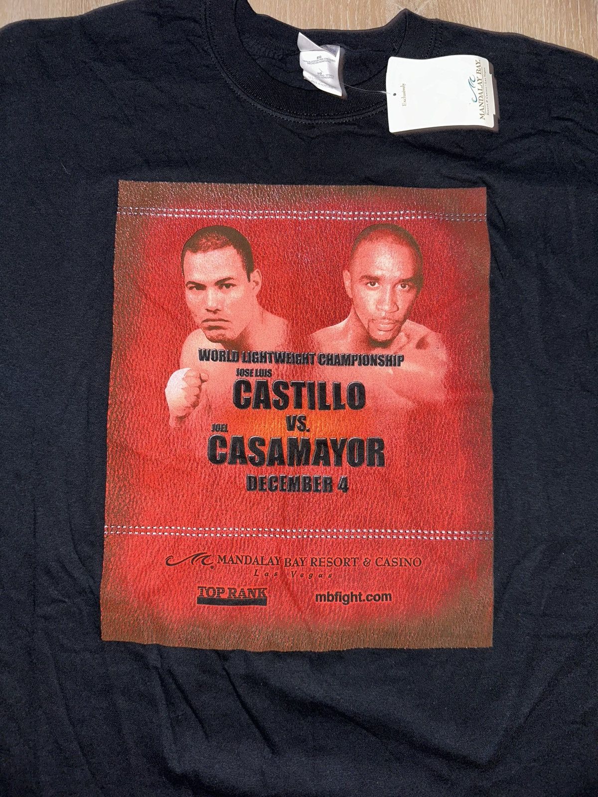Gildan × Vintage Vintage Jose Luis Castillo vs Casamayor Boxing Promo T-Shirt Size US XL / EU 56 / 4 - 3 Thumbnail