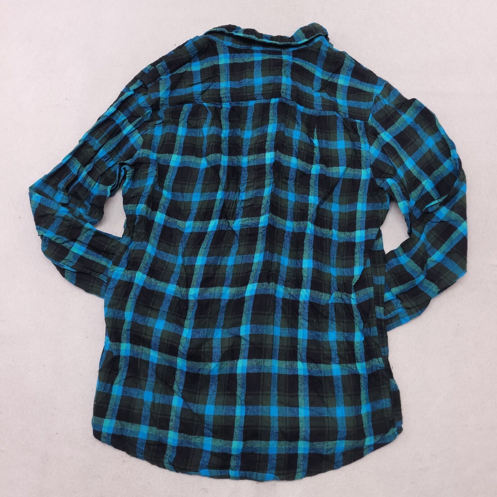 Quiksilver Quicksilver Madras Flannel Button Up Shirt Mens Size S Blue |  Grailed