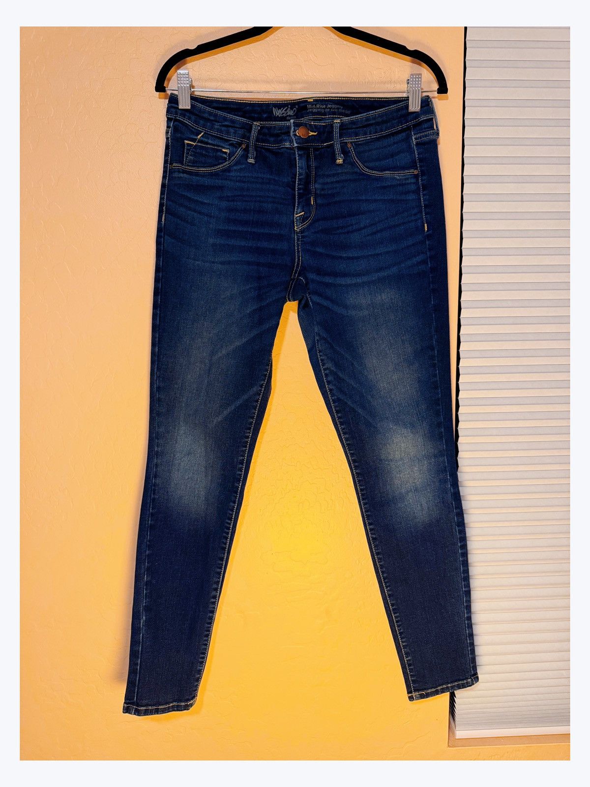 Mossimo Mossimo Mid-Rise Jeggings – Size M | Stretch Denim Comfort Size 30" / US 8 / IT 44 - 3 Thumbnail