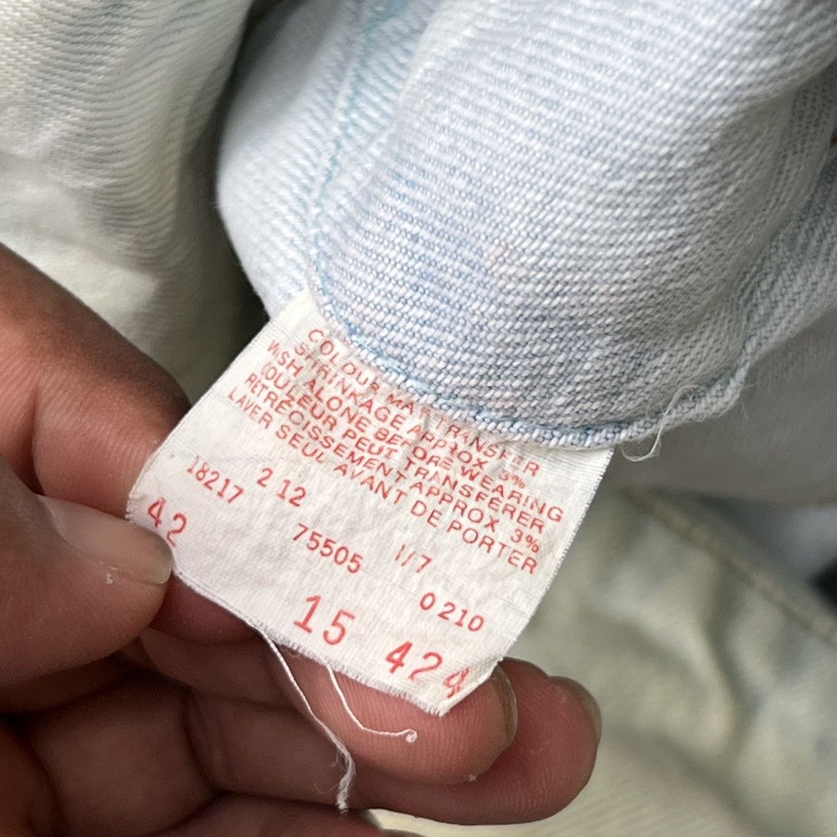 Levi's “LEVI’S” LIGHT BLUE TYPE-3 DENIM JACKET Size US M / EU 48-50 / 2 - 17 Thumbnail