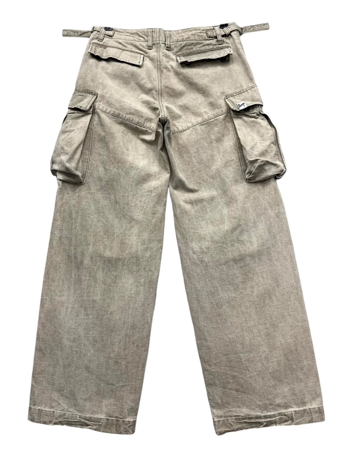 Hysteric Glamour Vintage OZONE COMMUNITY Big Pocket Baggy Cargo Heavy Cotton Size US 29 - 2 Thumbnail