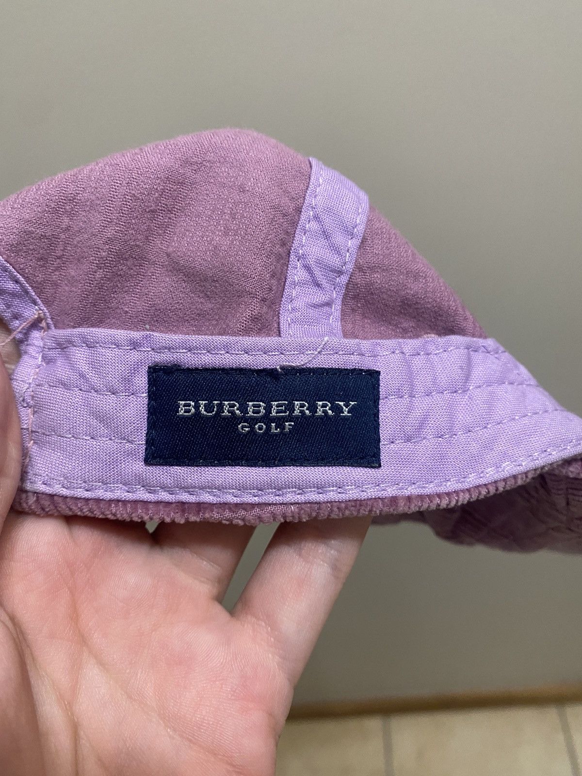 Burberry × Vintage Ultra rare burberry corduroy unisex cap Size ONE SIZE - 2 Thumbnail