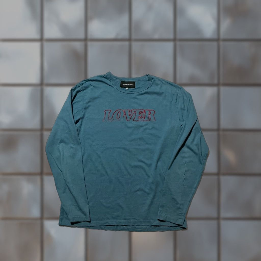 BIANCA CHANDON Bianca Chandon Lover Long Sleeve Creek Riverside Blue Graphic Crewneck T-Shirt Sz.L Unisex Adults Shirt Men Women Size US L / EU 52-54 / 3 - 1 Thumbnail