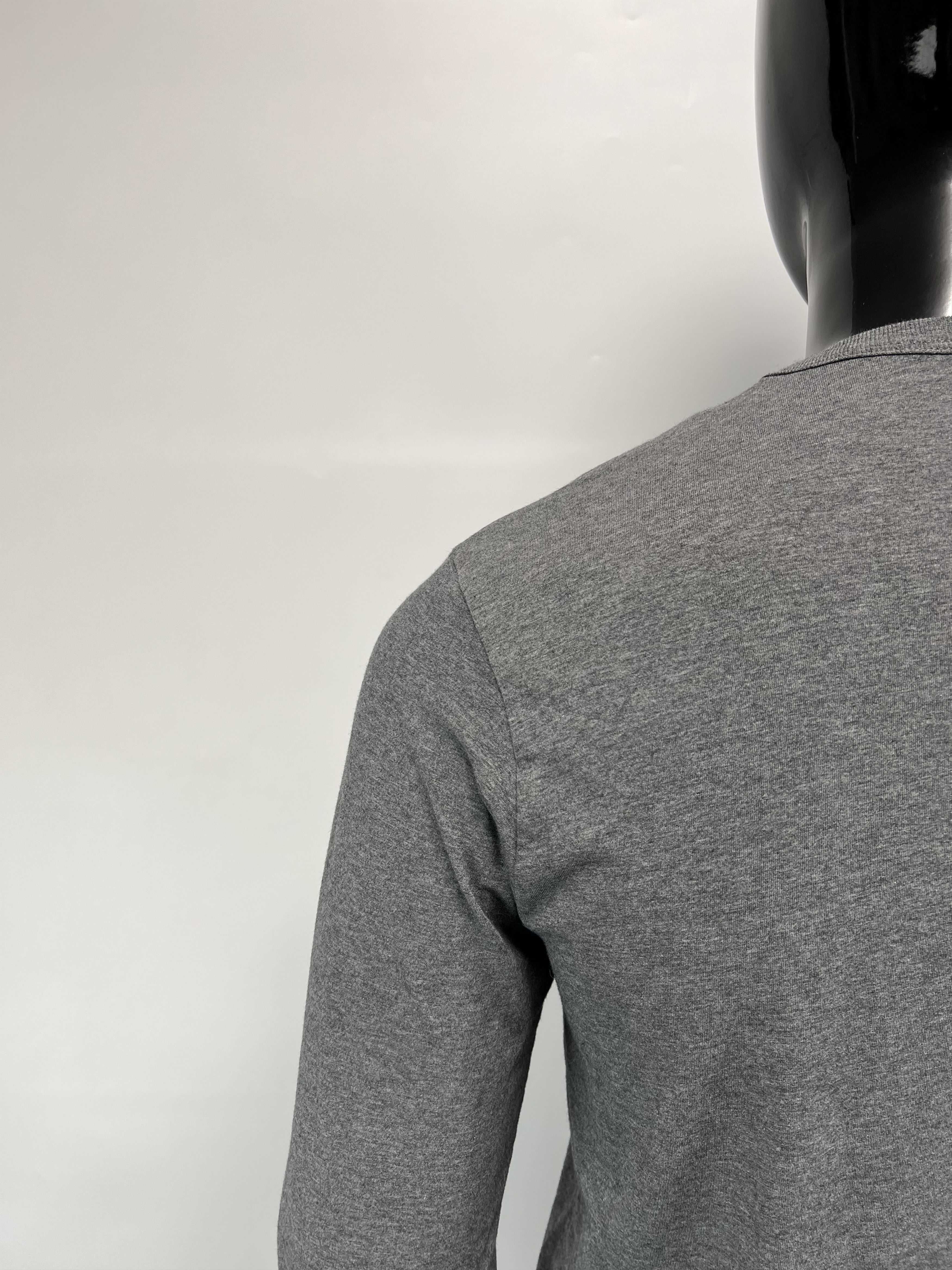 Diesel Diesel Men's Gray Long Sleeve T Shirt Big Logo Size S Size US S / EU 44-46 / 1 - 10 Thumbnail