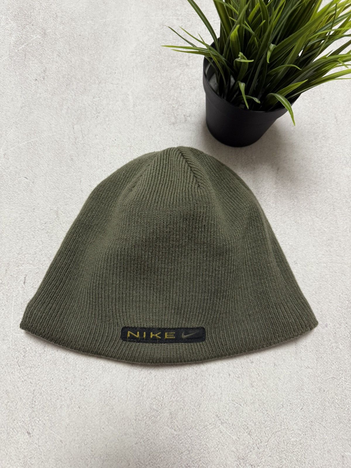 Nike × Vintage Vintage Nike Hat Swoosh Drill Y2K 90s Size ONE SIZE - 3 Thumbnail