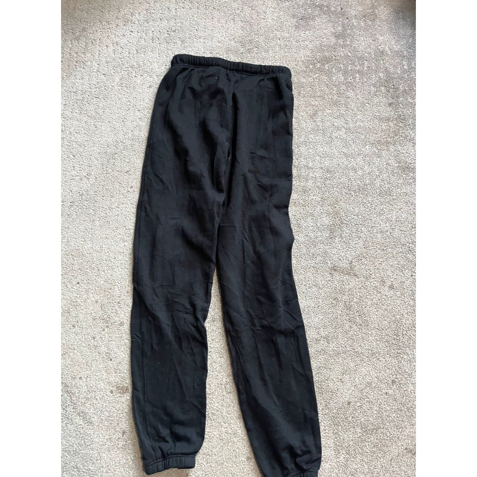 Vintage AÉROPOSTALE Sweatpants Women Black XS Drawstring Elastic Waist Pockets 29in Inseam Modern Casual Womens Size 26" / US 2 / IT 38 - 4 Thumbnail