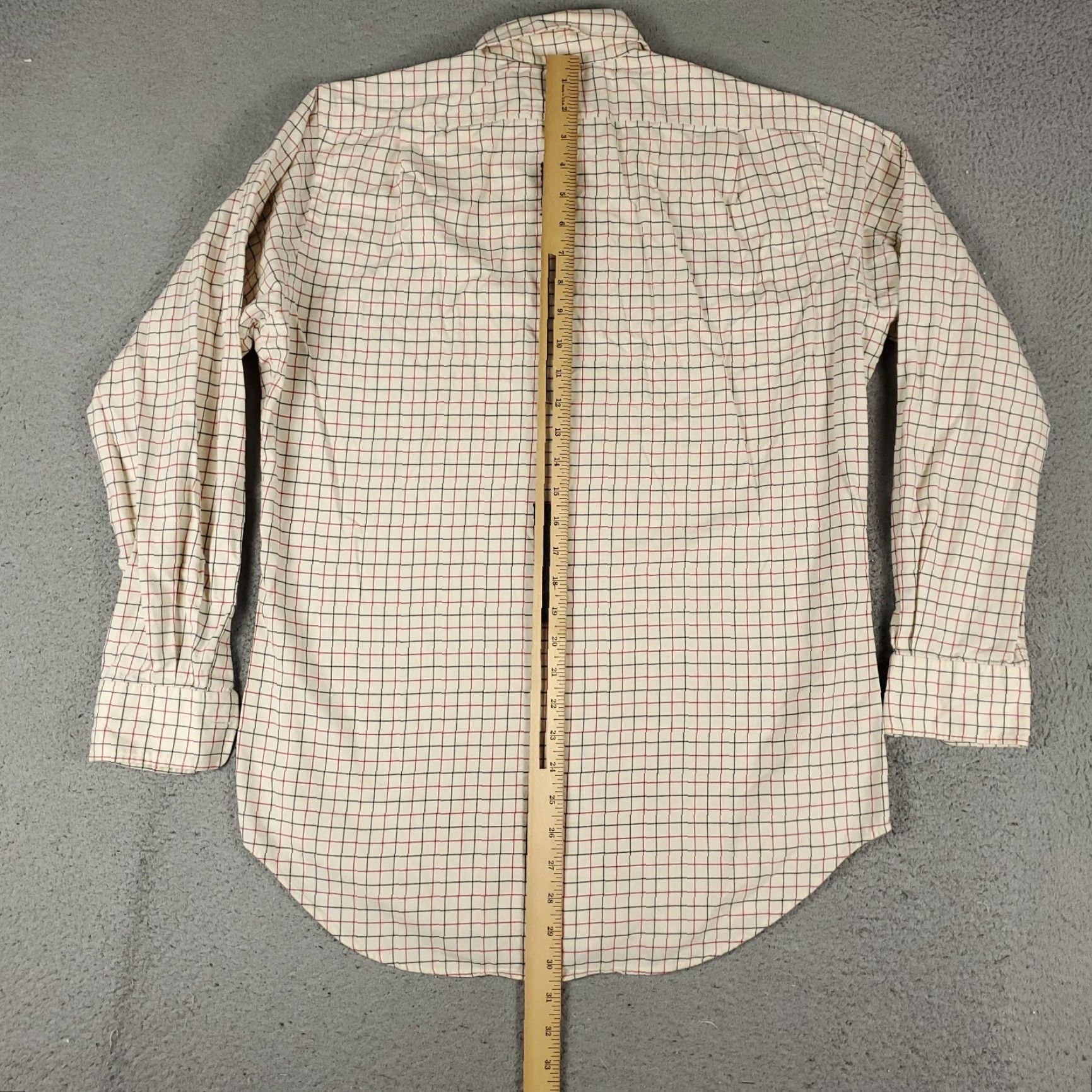 Ralph Lauren Ralph Lauren Shirt Mens Small Beige Check Pony Casual Button Up Long Sleeve Size US S / EU 44-46 / 1 - 3 Thumbnail