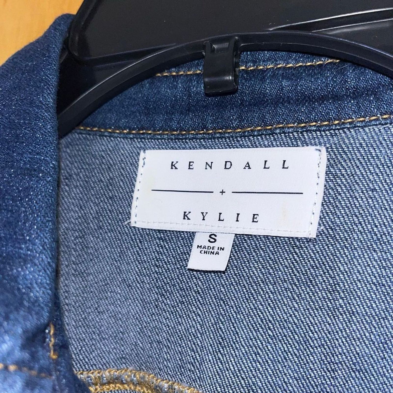 Kylie Jenner Kendall & Kylie Dark Wash Denim Long Sleeve Dress Size S Size S / US 4 / IT 40 - 4 Thumbnail
