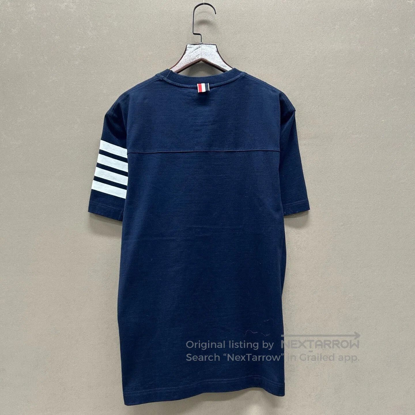 Thom Browne thom browne navy cotton short sleeve t. Size US S / EU 44-46 / 1 - 2 Thumbnail