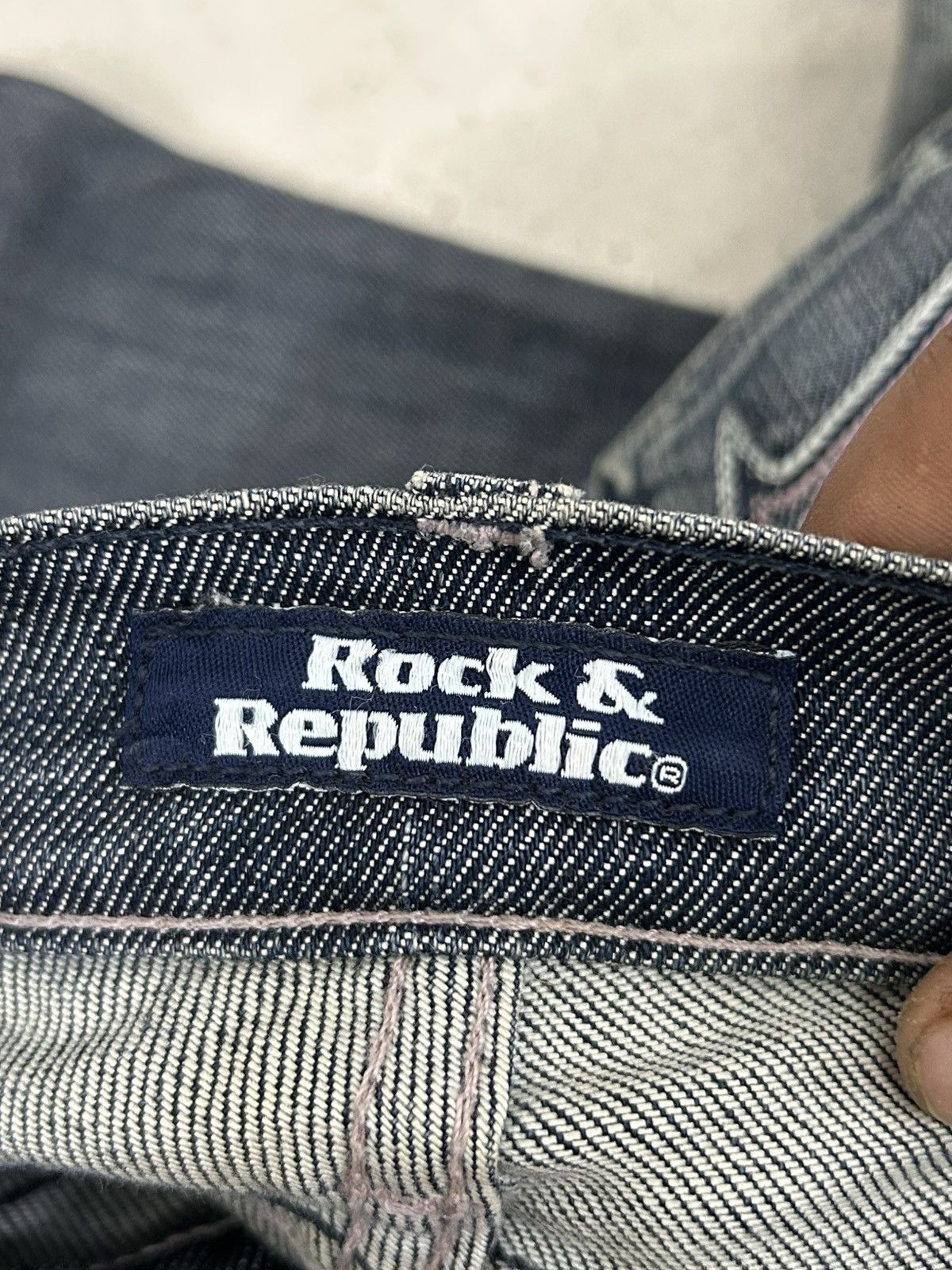 Hysteric Glamour Vintage Extreme Flare Jeans Rock Republic Sanforized Denim Size US 31 - 19 Thumbnail