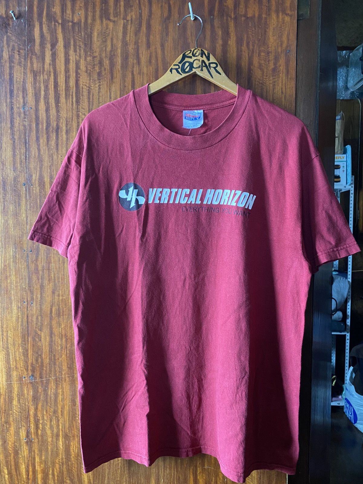 Band Tees 90s VINTAGE VERTICAL HORIZON BAND TEE Size US L / EU 52-54 / 3 - 1 Thumbnail