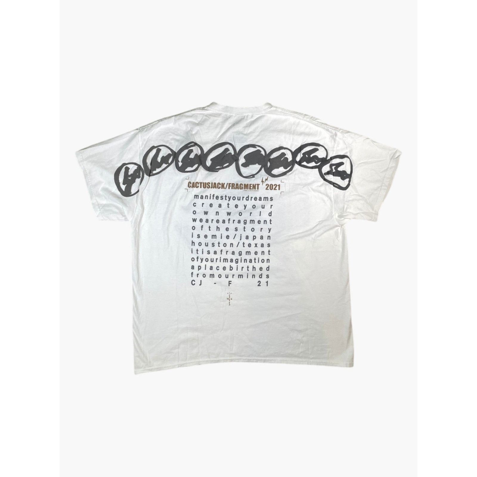 Other Cactus Jack Fragment Tee Size US XL / EU 56 / 4 - 2 Thumbnail