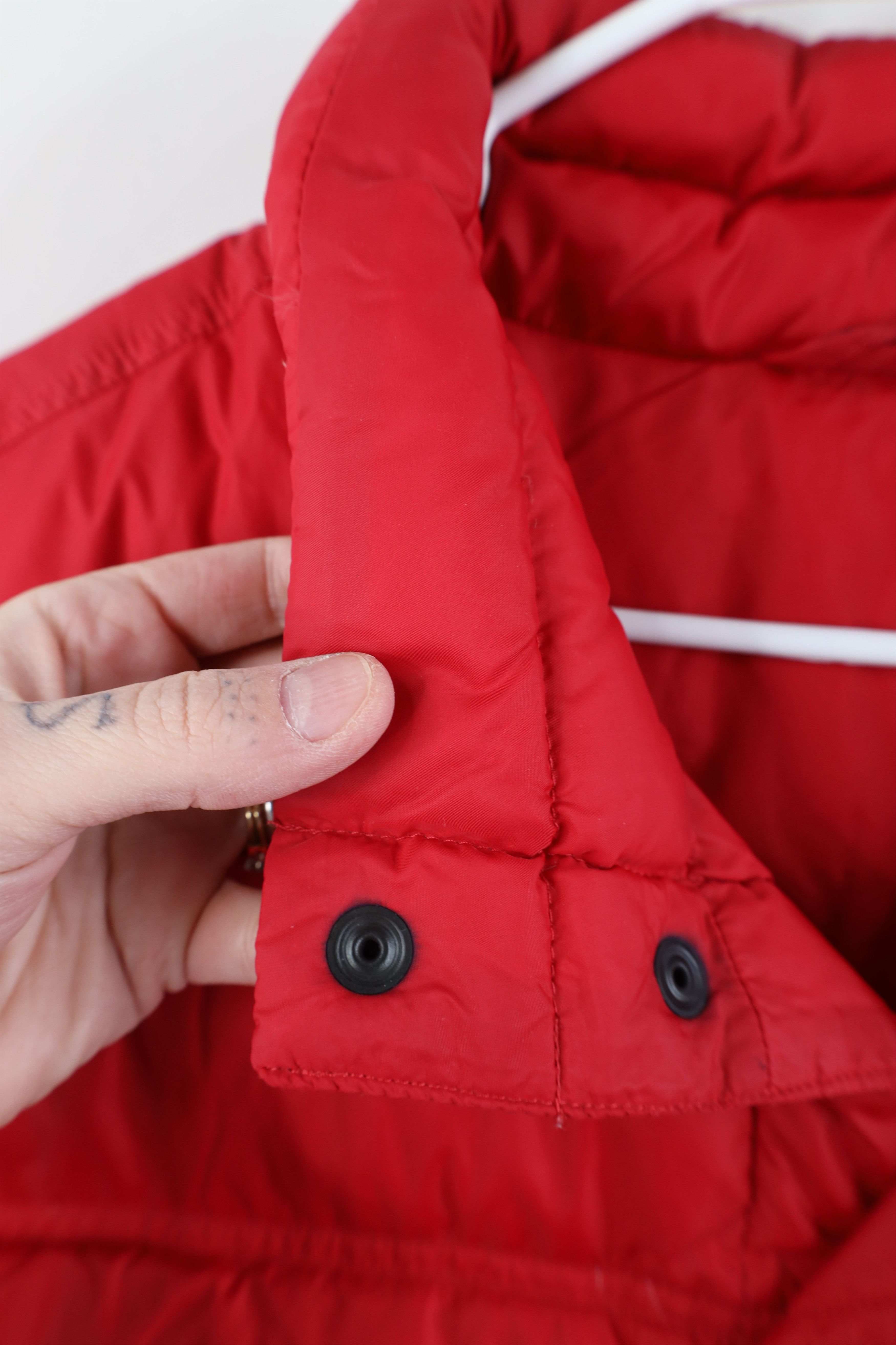 Lands' End Vintage Lands End Duck Down Insulated Puffer Vest Jacket Red Size US XXL / EU 58 / 5 - 6 Thumbnail