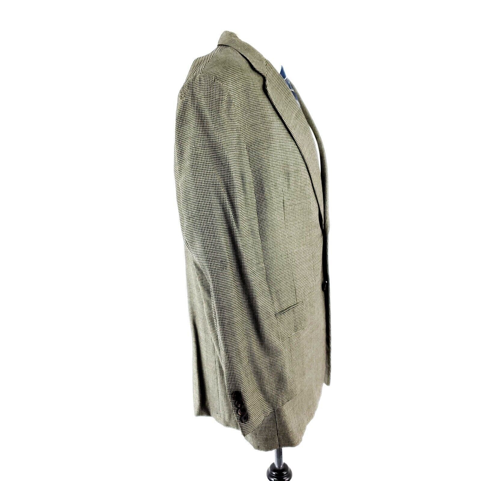 Hickey Freeman Hickey Freeman Wool Silk 2 Button Sport Coat 42R Or Slim Fit Size 42R - 6 Thumbnail