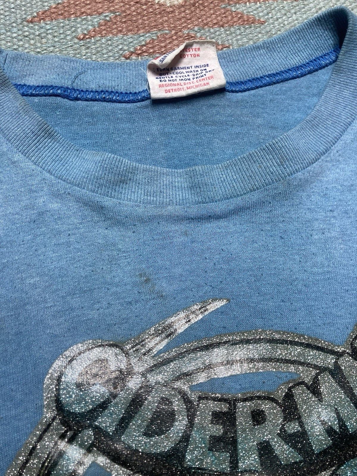 Vintage VTG 70s t shirt cider man spiderman boys L women’s baby tee Size S / US 4 / IT 40 - 4 Thumbnail