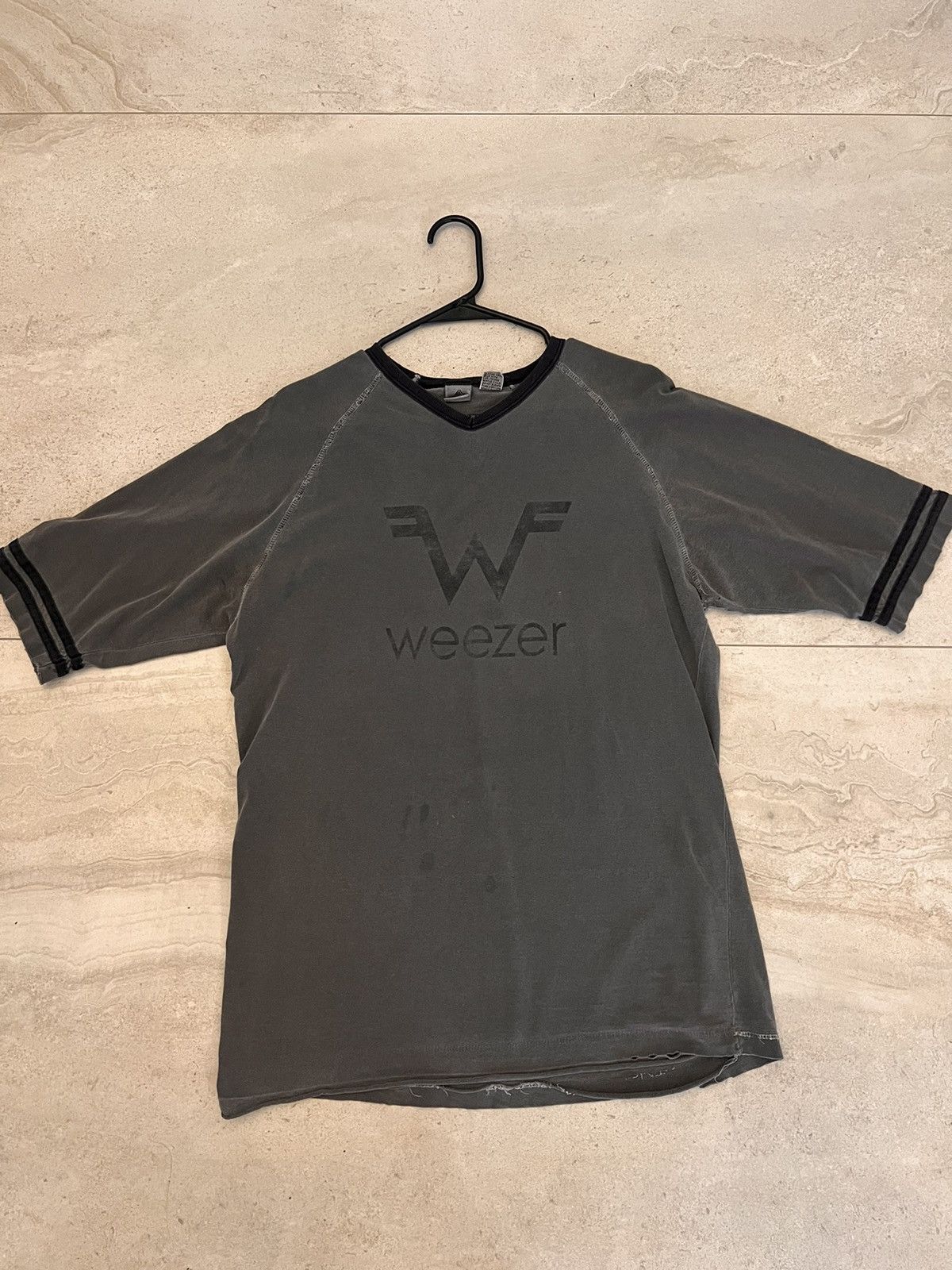 Band Tees × Vintage 1990s Weezer Raglan Tee Size US L / EU 52-54 / 3 - 2 Thumbnail
