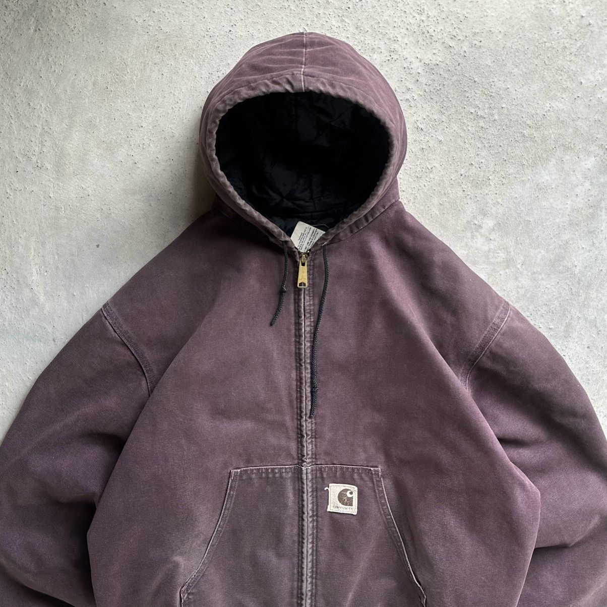 Carhartt Rare!!! Vintage 90s Carhartt J06 BRG Hooded Jacket Boxy XL Size US XL / EU 56 / 4 - 4 Thumbnail