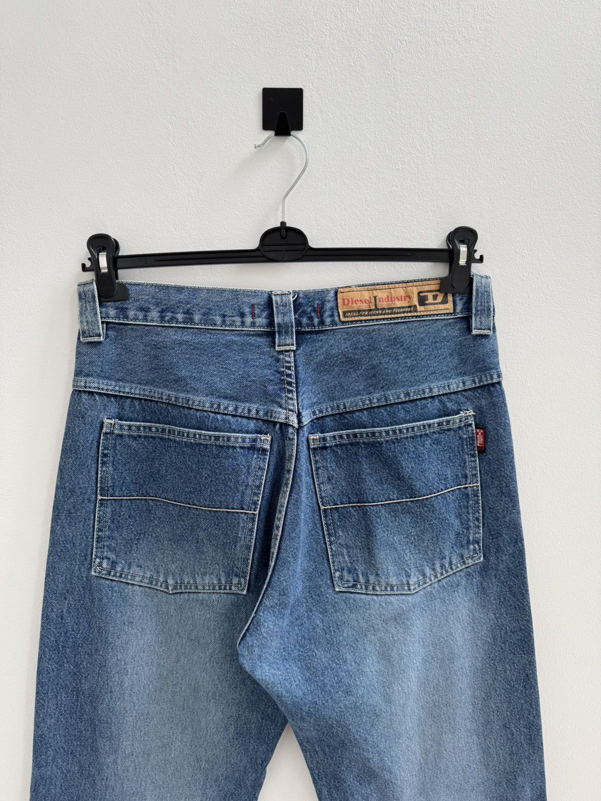Designer × Diesel × Japanese Brand vintage rare diesel double knee jeans Size US 33 - 13 Thumbnail