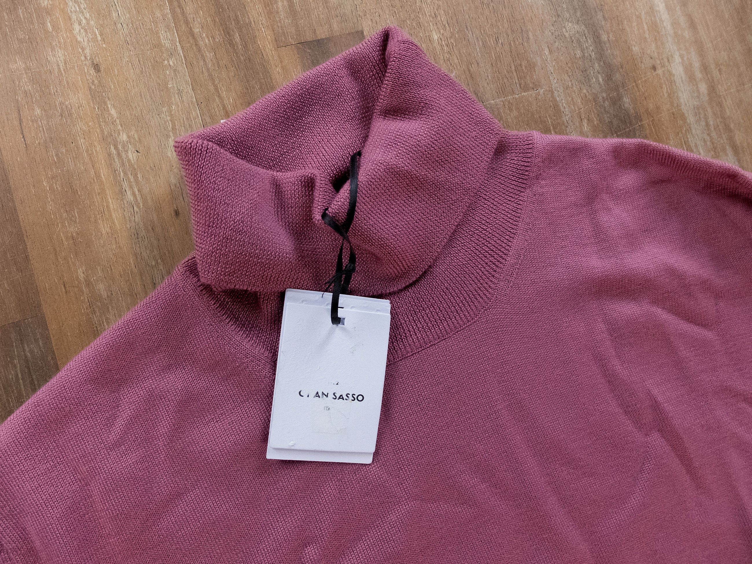 Gran Sasso GRAN SASSO for Fedele pink turtle neck wool sweater 2XL Size US XXL / EU 58 / 5 - 2 Thumbnail