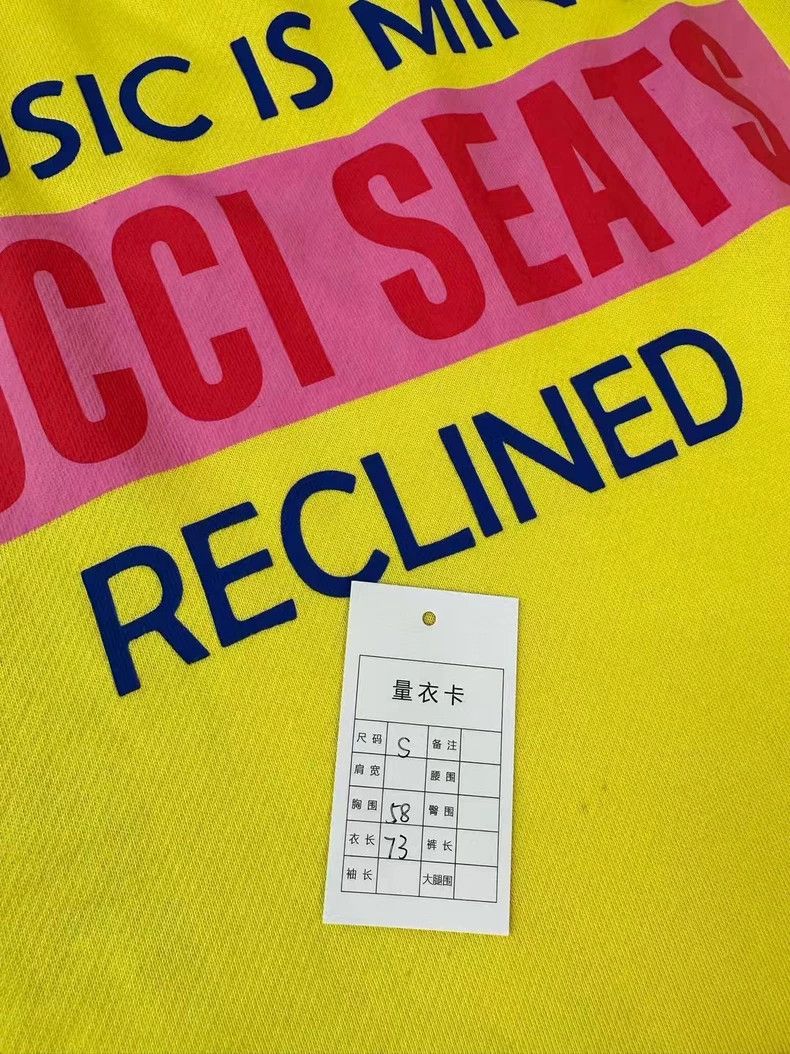 Gucci GucciYellow letter sweatshirt 2503-Nextarrow Size US S / EU 44-46 / 1 - 6 Thumbnail