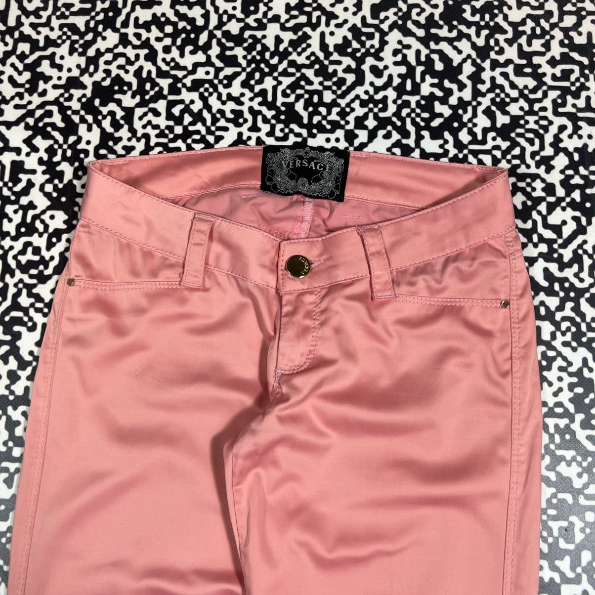 Versace Vintage Y2K Versace Luxury Casual Medusa Logo Pants Size 26" / US 2 / IT 38 - 9 Thumbnail