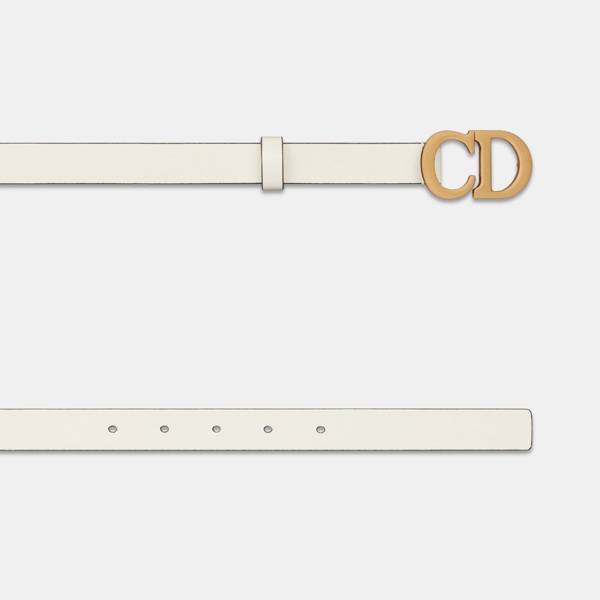 Dior o1bcso1str0126 Size:OS/Saddle Belt in White Size ONE SIZE - 3 Thumbnail
