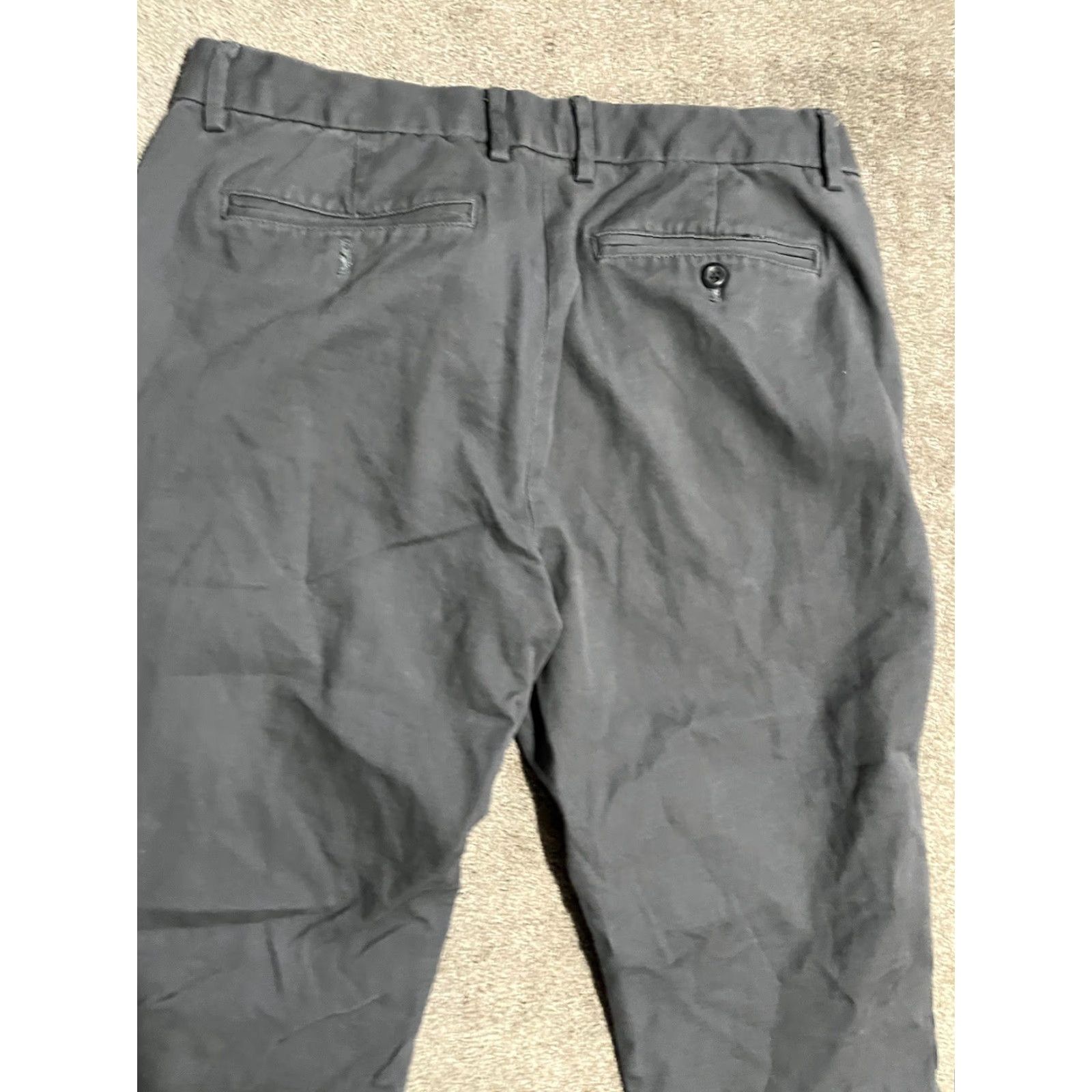 Banana Republic VINTAGE Banana Republic Mens Pants Slim Chino Cotton Blend Gray 34x25 Regular Waist 34 Inseam 25 Mens Size US 34 / EU 50 - 4 Thumbnail