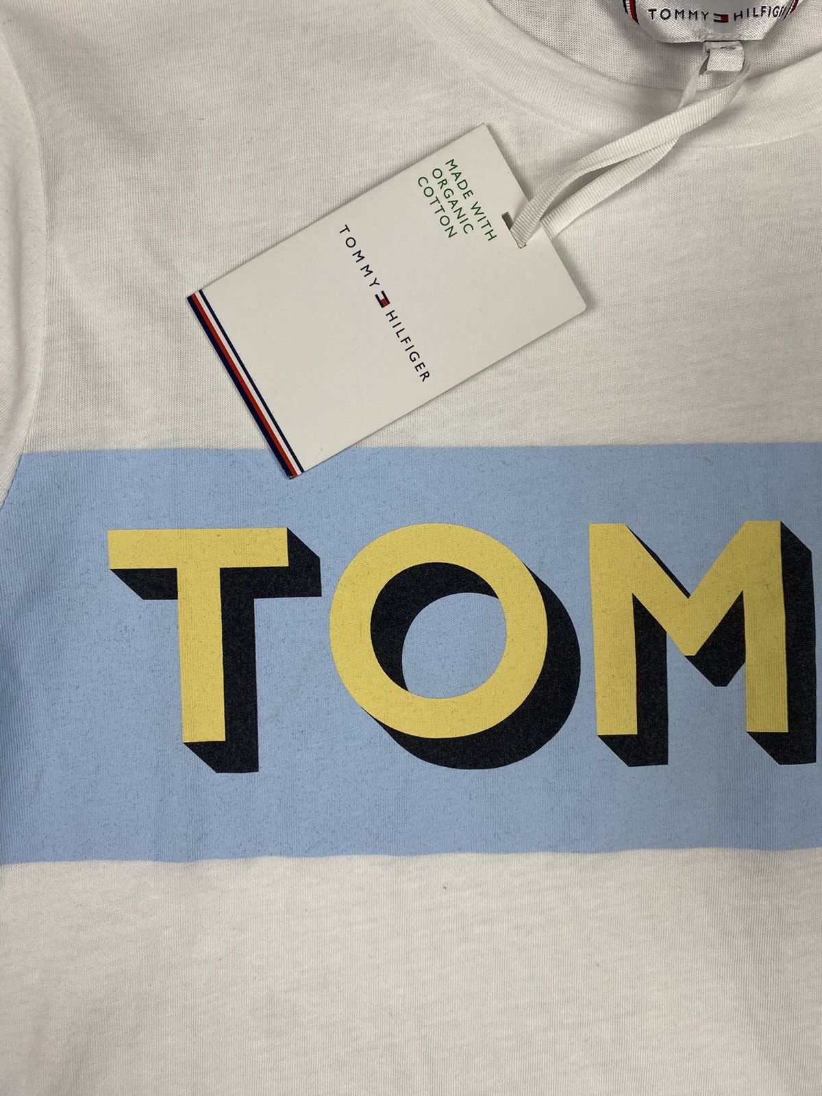 Designer × Tommy Hilfiger Tommy Hilfiger Big Logo Tee Size XS / US 0-2 / IT 36-38 - 4 Thumbnail