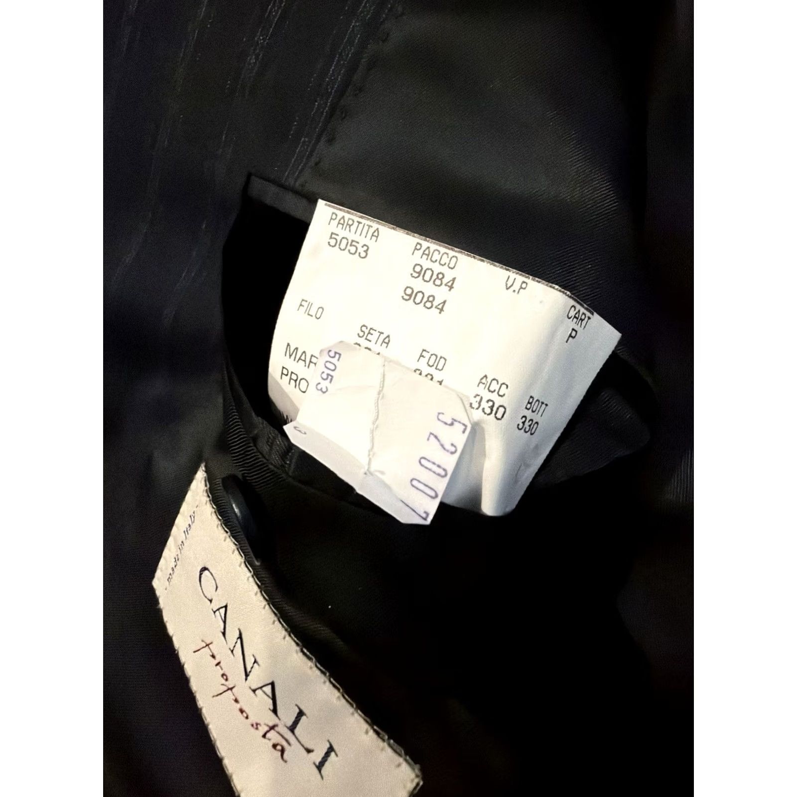 Canali CANALI 2 Piece Suit Wool Blue Stripe 100% Wool 52L Regular Italian Made In Italy Men Jacket & Pants 35x31 Size 52R - 6 Thumbnail