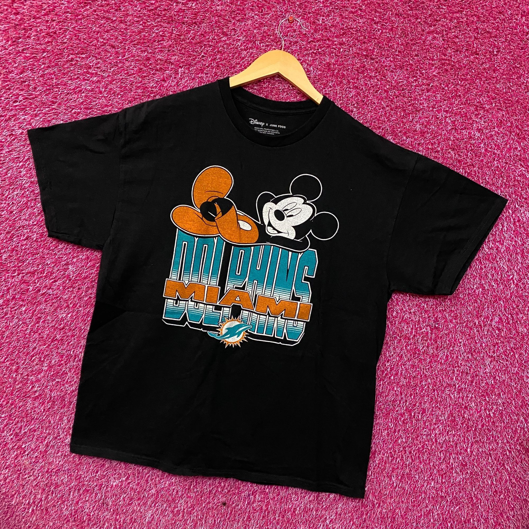 Junk Food Disney x Junk Food NFL Miami Dolphins Mickey Mouse Kick Back Size US L / EU 52-54 / 3 - 3 Thumbnail