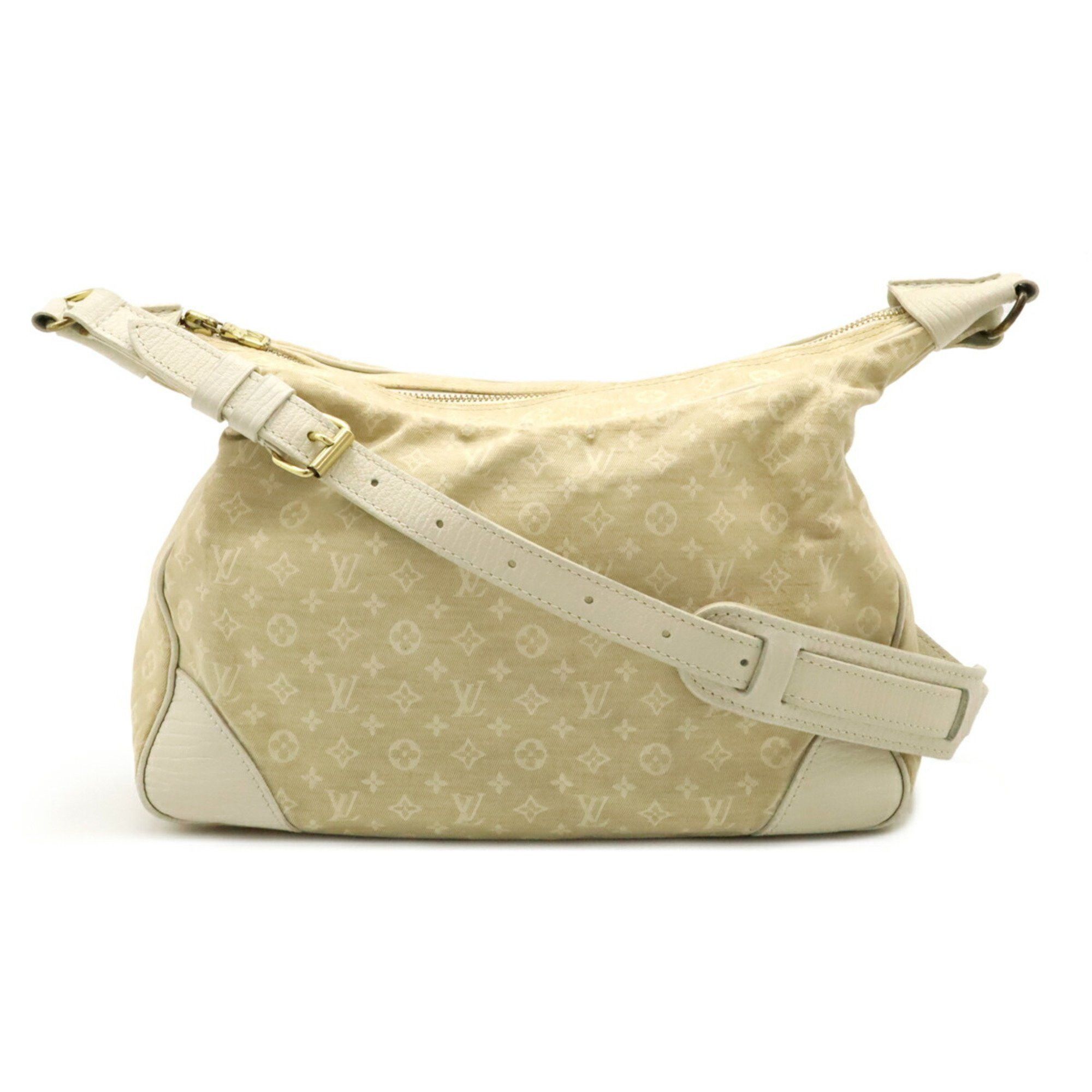 Louis Vuitton Monogram Minilan Boulogne Shoulder Bag Dune Ivory M95317, Women's