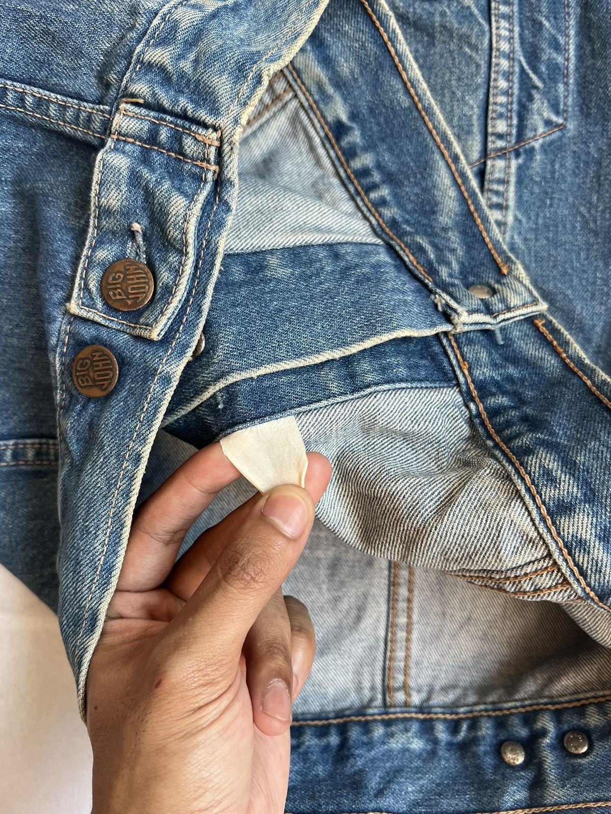 Big John Vintage Big John Denim Trucker Size US M / EU 48-50 / 2 - 9 Thumbnail