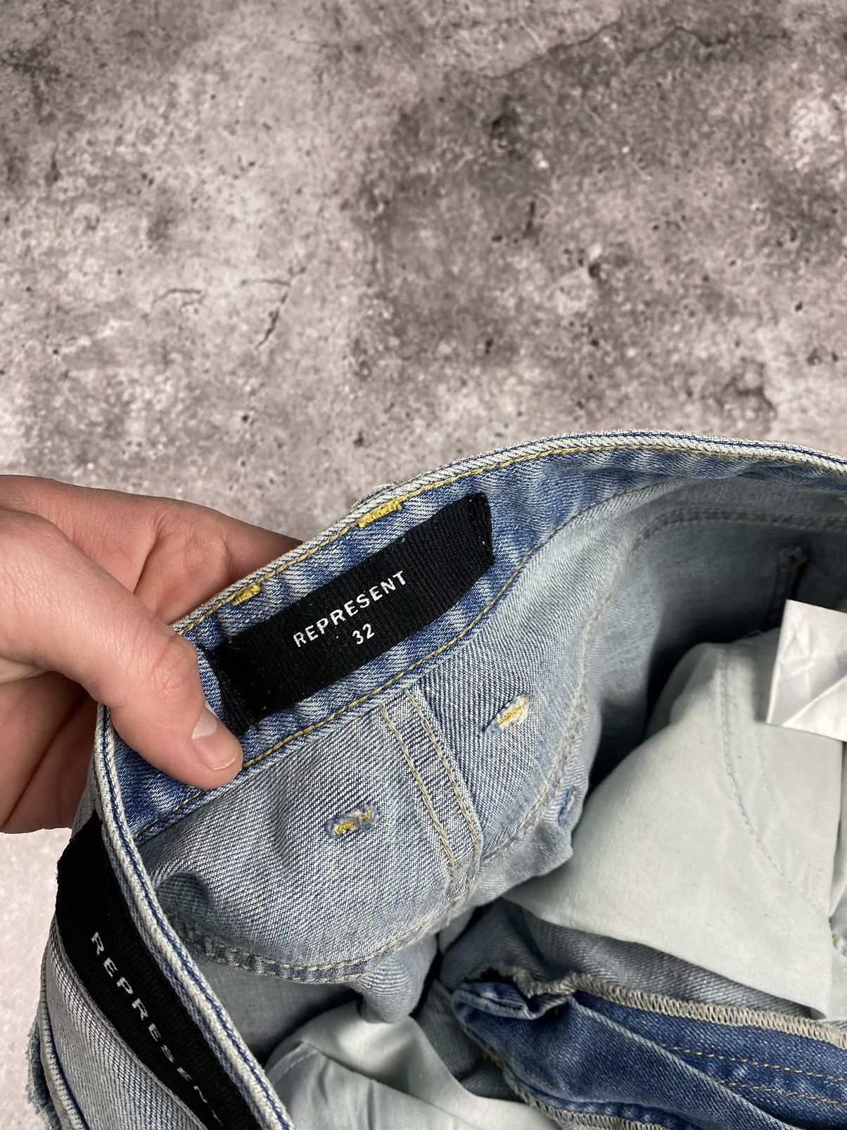 Represent Clo. Represent Clo. distressed hype swag jeans pants RIRI Size US 32 / EU 48 - 8 Thumbnail